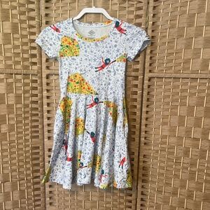 Princess awesome under the sea pattern dress 100% Cotton